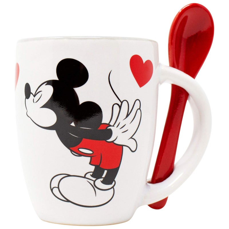 Jerry Leigh Disney Mickey and Minnie Kissing 4 Ounce Espresso Mug - Image 1